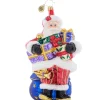 2023 Carrying Christmas Glass Ornament