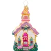 2023 Charming Wedding Chapel Glass Ornament