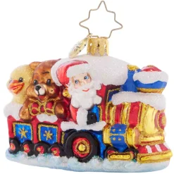 2023 Choo Choo Express Glass Gem Ornament