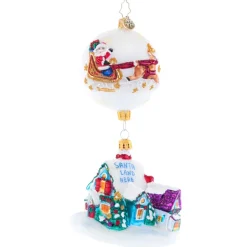 2023 Coming In For A Landing Glass Ornament