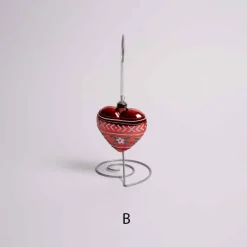4" Glass Nordic Heart