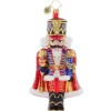2023 Holiday Elegance Nutcracker Glass Ornament