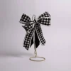 15 Inch Buffalo Check Bow Clip