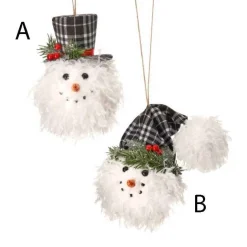 8 Inch Buffalo Snowman Head