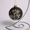 3 Inch Dark Green Deer Ball