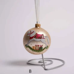 3 Inch Glass Rocking Horse Ball