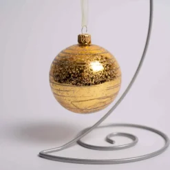 3 Inch Gold Striped Ball