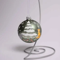3 Inch Green Ball With Forest Animals