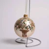 3 Inch Pearl Glass Deer Ball