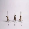 5 Inch Wool Rabbit Ornament