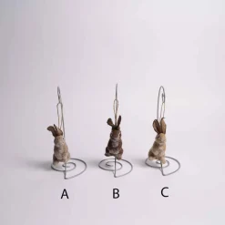 5 Inch Wool Rabbit Ornament