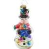 2023 Light The Night Snowman Glass Ornament