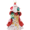 2023 Peppermint Sparkle Nicholas Glass Ornament