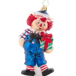 2023 Raggedy Presents Glass Ornament