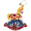 2023 Resplendent Rocking Horse Glass Gem Ornament
