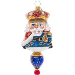 2023 Royal Nutcracker Glass Ornament