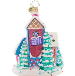 2023 Snow Covered Sweetness Glass Ornament