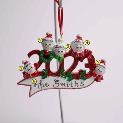2023 Snowman Family Of 5