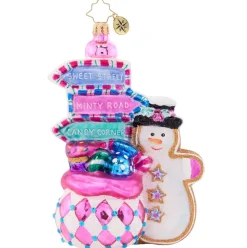 2023 Sweet Signs Glass Ornament