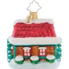 2023 The Coziest Cottage Glass Gem Ornament