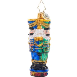 2023 Three Nutty Knights Glass Gem Ornament