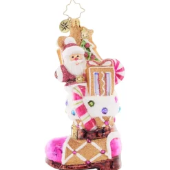 2023 Treat Yourself Boot Glass Ornament