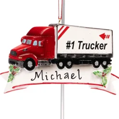 #1 Trucker Ornament