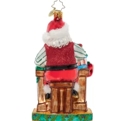 2023 Working Overtime Glass Ornament