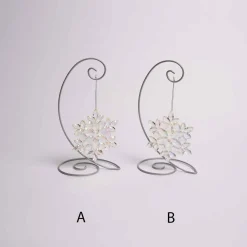 Acrylic Snowflake Irr Ornament