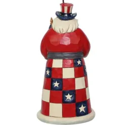 American Santa Ornament