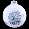 Baby Buggy Boy Ball Ornament