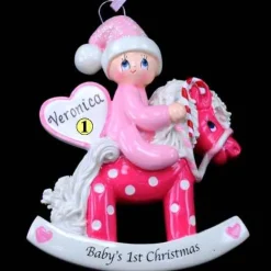 Baby Girl On Pony