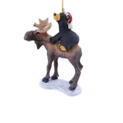 Bear On Moose