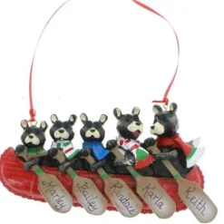 Bears In Canoe 5