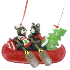 Bears In Canoe 2