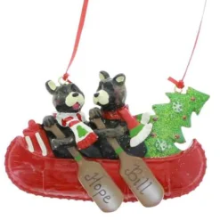 Bears In Canoe 2