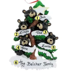 Bears On Tree Family Of 5