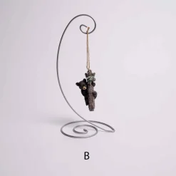 Black Bear On Branch Ornament