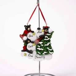 Black Bear Snowball Family Of 3