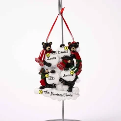 Black Bear Snowball Family Of 4