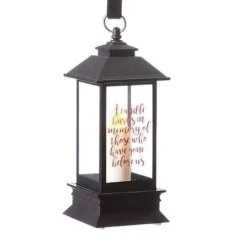 Black Memorial Led Lantern