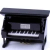 Black Upright Piano Magnet