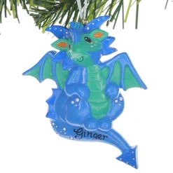 Blue Dragon Ornament