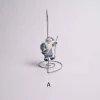 Blue Woodland Santa Ornament /2