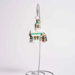 Boughs Of Holly Chapel Glass Gem Ornament