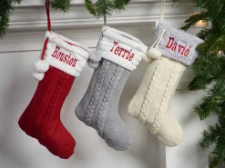 Cable Knit Stockings