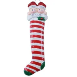 Candy Cane Stocking Couple