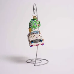Candy Tree Delivery Glass Ornament