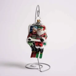 Catching A Lift Glass Ornament