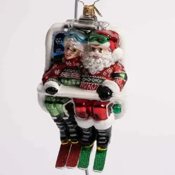 Catching A Lift Glass Ornament